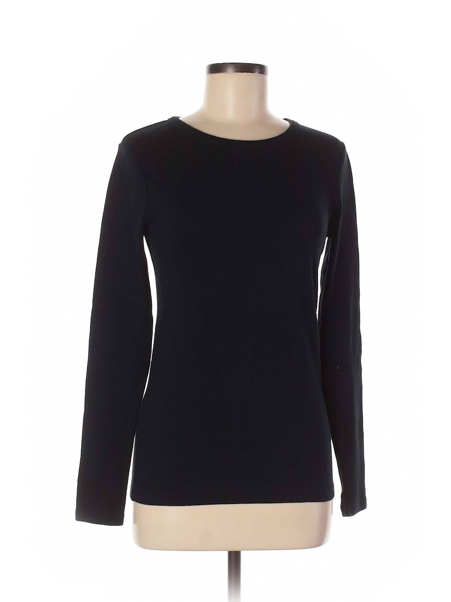 Gap Women Black Long Sleeve T-Shirt M | eBay