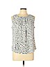 Ann Taylor 100% Polyester White Sleeveless Blouse Size L (petite) - photo 1
