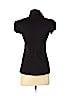 Diane von Furstenberg Black Short Sleeve Button-Down Shirt Size 2 - photo 2
