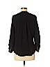 Diane von Furstenberg 100% Rayon Black Long Sleeve Blouse Size 8 - photo 2
