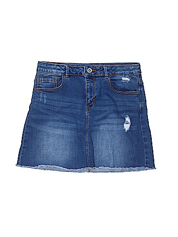 Zara Denim Skirt (view 1)