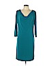 MICHAEL Michael Kors Teal Casual Dress Size L - photo 1