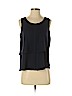 Ann Taylor 100% Polyester Blue Sleeveless Blouse Size M (petite) - photo 1
