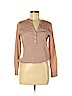 The Limited 100% Polyester Tan Long Sleeve Blouse Size XS (petite) - photo 1