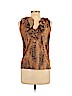 Lauren by Ralph Lauren 100% Cotton Tan Sleeveless Top Size L (petite) - photo 2