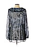 Jessica Simpson Maternity 100% Polyester Gray Long Sleeve Blouse Size L - photo 2