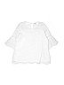 Monteau Girl Lace White Short Sleeve Blouse Size 12 - photo 1