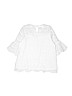 Monteau Girl Lace White Short Sleeve Blouse Size 12 - photo 2