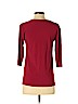 Barneys New York Red 3/4 Sleeve Top Size S - photo 2