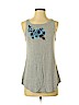 American Eagle Outfitters 100% Cotton Gray Sleeveless T-Shirt Size S - photo 1