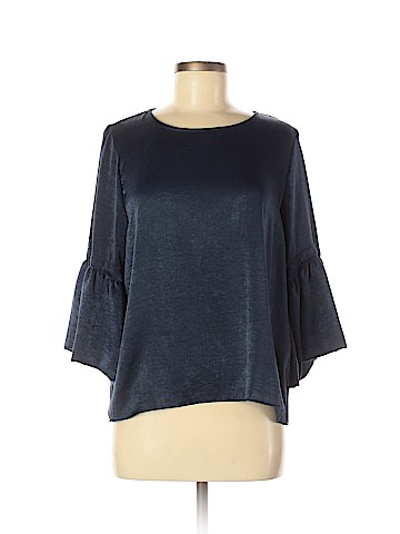 Waverly Grey 3/4 Sleeve Blouse (view 1)