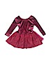 Old Navy Solid Burgundy Dress Size 18-24 mo - photo 1