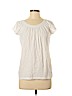 Ann Taylor LOFT Outlet 100% Cotton White Short Sleeve Top Size M - photo 1