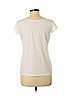 Ann Taylor LOFT Outlet 100% Cotton White Short Sleeve Top Size M - photo 2
