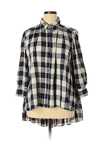 Joh 3/4 Sleeve Button-Down Shirt (view 1)