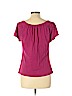 a.n.a. A New Approach Pink Short Sleeve Top Size L (petite) - photo 2