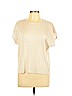TanJay 100% Polyester Tan Short Sleeve Top Size L (petite) - photo 1