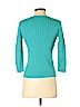 Karen Scott 100% Cotton Blue Pullover Sweater Size S (petite) - photo 2