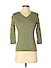 Karen Scott 100% Cotton Green Pullover Sweater Size S (petite) - photo 1