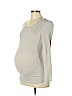 Ambiance Apparel Ivory Long Sleeve T-Shirt Size L - photo 1