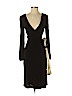 Diane von Furstenberg 100% Rayon Black Casual Dress Size 2 - photo 1
