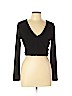 Express Black Long Sleeve Top Size L - photo 1
