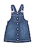 Gap Kids 100% Cotton Solid Blue Overall Dress Size 3 - photo 1