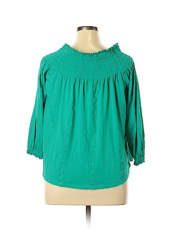 Lauren by Ralph Lauren 3/4 Sleeve Top (view 2)