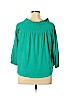 Lauren by Ralph Lauren Teal 3/4 Sleeve Top Size XL - photo 2