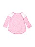 Justice 100% Polyester Lace Pink Pullover Sweater Size 8 - photo 2