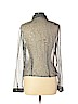 Calvin Klein 100% Silk Gray Long Sleeve Silk Top Size 12 - photo 2