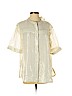 Seen Worn Kept Gold Short Sleeve Button-Down Shirt Size XL - photo 1
