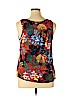 Ann Taylor LOFT 100% Rayon Red Sleeveless Blouse Size XL - photo 2