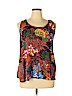 Ann Taylor LOFT 100% Rayon Red Sleeveless Blouse Size XL - photo 1