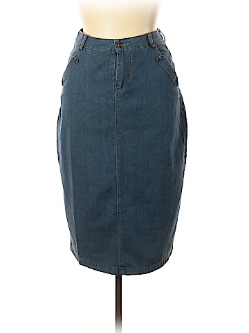 Unbranded Denim Skirt (view 1)