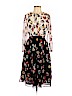 Ann Taylor 100% Polyester White Casual Dress Size 12 (petite) - photo 1
