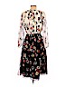 Ann Taylor 100% Polyester White Casual Dress Size 12 (petite) - photo 2