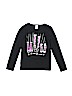 Gymboree 100% Cotton Graphic Black Long Sleeve T-Shirt Size 10 - photo 1