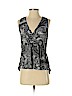 Ann Taylor LOFT 100% Polyester Black Sleeveless Top Size XS (petite) - photo 1