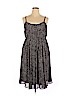 Torrid 100% Polyester Gray Casual Dress Size 1X Plus (1) - photo 1