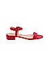 Banana Republic 100% Leather Red Sandals Size 7 1/2 - photo 1