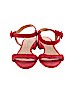 Banana Republic 100% Leather Red Sandals Size 7 1/2 - photo 2