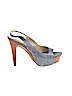 Jessica Simpson Blue Heels Size 9 1/2 - photo 1