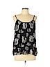 Lucky Brand 100% Polyester Black Sleeveless Blouse Size L - photo 1