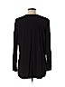 Ann Taylor LOFT 100% Rayon Black Long Sleeve Blouse Size L - photo 2