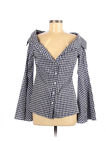 Caroline Constas Long Sleeve Button-Down Shirt (view 1)