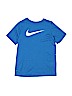 Nike 100% Polyester Graphic Blue Active T-Shirt Size L (youth) - photo 1