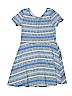 The Children's Place 100% Cotton Print Blue Dress Size 10 - 12 - photo 1