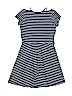 The Children's Place 100% Cotton Stripes Blue Dress Size 10 - 12 - photo 2