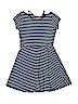 The Children's Place 100% Cotton Stripes Blue Dress Size 10 - 12 - photo 1